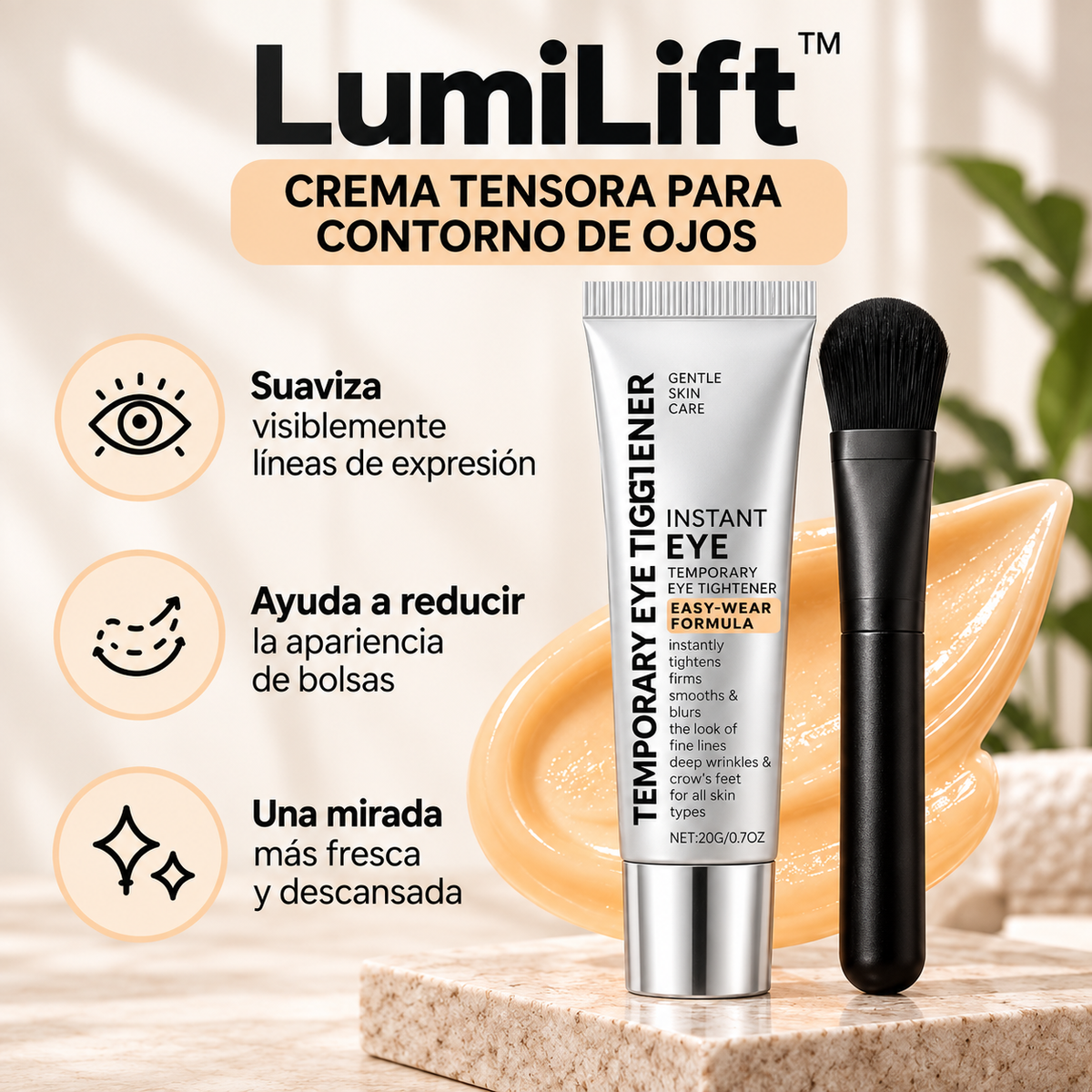 LumiLift™ – Crema Tensora para Contorno de Ojos